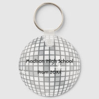 Silver Disco Boll Prom-formellt stöd