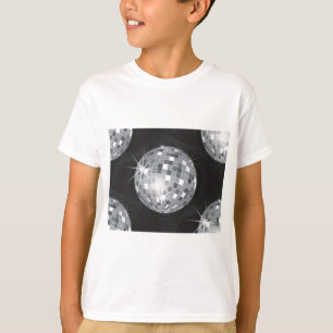silver disco boll tee shirt