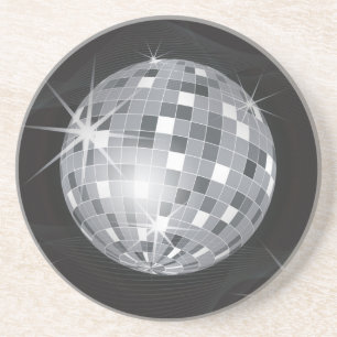 silver disco boll underlägg sandsten