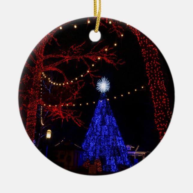 Silver Dollar City jul Julgransprydnad Keramik (Framsidan)