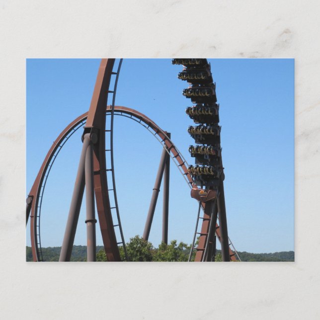 Silver Dollar City Vild Fire Ride Vykort (Framsida)