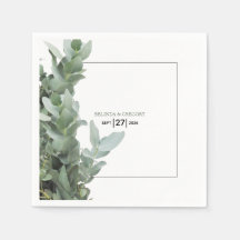 Silver-dollar Eucalyptus Bröllop