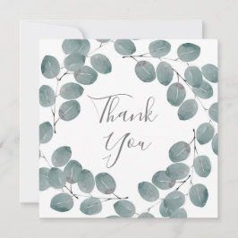 Silver Dollar Eucalyptus Utandning Tack Kort