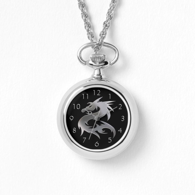 Silver Dragon Armbandsur (Framsida)