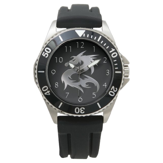 Silver Dragon Armbandsur (Framsida)