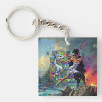 Silver Dress Priestess Occult Mörk Witchy AI Art