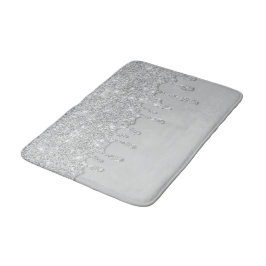 Silver-dropparmatur Glitter Badrumsmatta