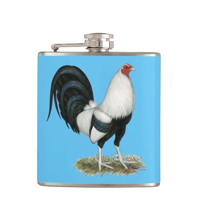 Silver Duckwing Gamecock Fickplunta (Framsidan)