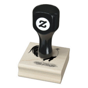 Silver Duckwing Gamecock Stämpel