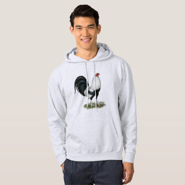 Silver Duckwing Gamecock Sweatshirt (Hel framsida)