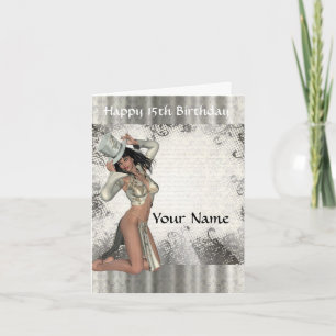 Silver duschflicka 15 år kort