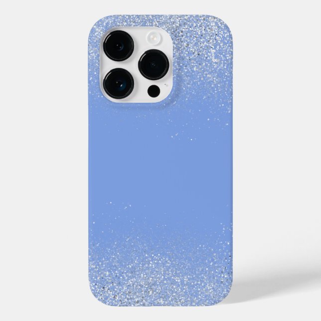 Silver Dust and Blue Phone Case (Baksida)