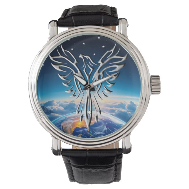 Silver Eagle Sunrise Armbandsur (Framsida)