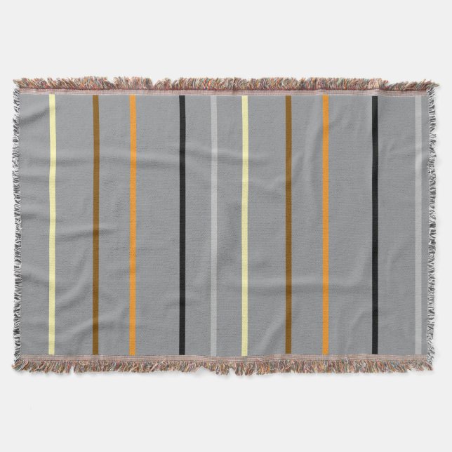Silver Earh Färg Throw Blanket Filt (Framsidan)