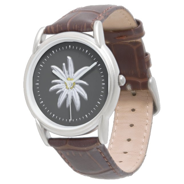 Silver Edelweiss Armbandsur (Vinklad)