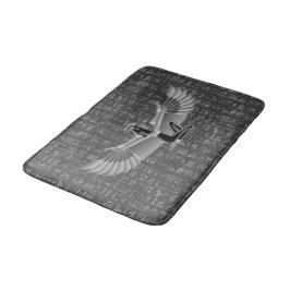 Silver Egyptian Princess Hieroglyph Badrumsmatta