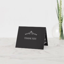 Silver Elegance Collection Wedding Folded Tack Kort