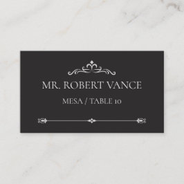 Silver Elegance Collection Wedding Place Card Placeringskort