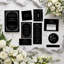 Silver Elegance Collection Wedding Save the Date Spara Datumet