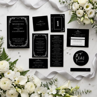 Silver Elegance Collection Wedding Save the Date Spara Datumet