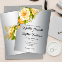 Silver Elegance: Golden Ro Bröllop