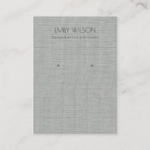 SILVER FABRIC FOIL KÄPP STRUKTUR EARRING VISNING