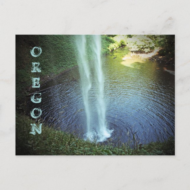 Silver Falls 1 Vykort (Framsida)