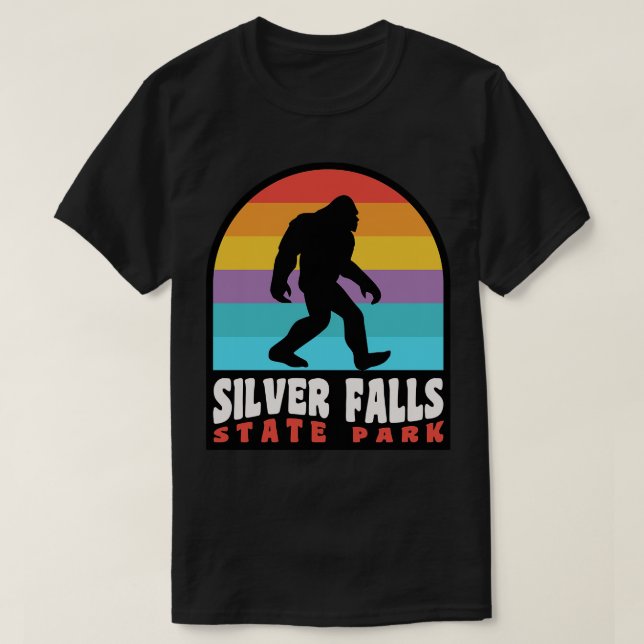 Silver Falls State Park Oregon T Shirt (Design framsida)
