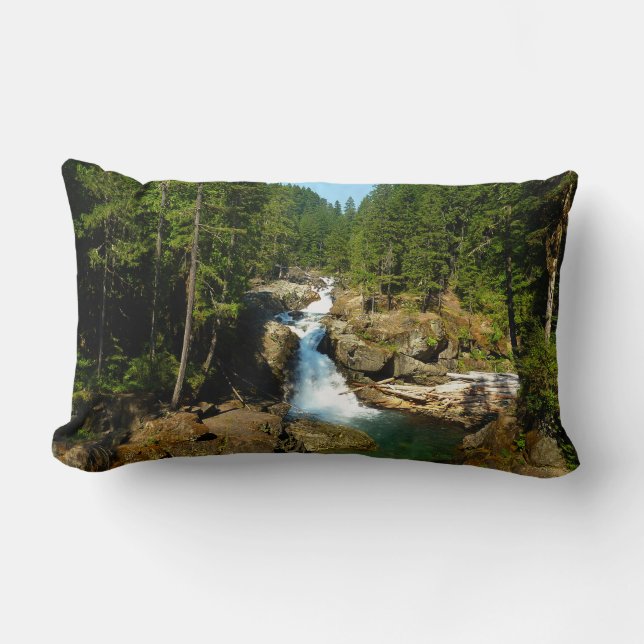 Silver Falls vid Mount Rainier National Park Lumbarkudde (Framsida)