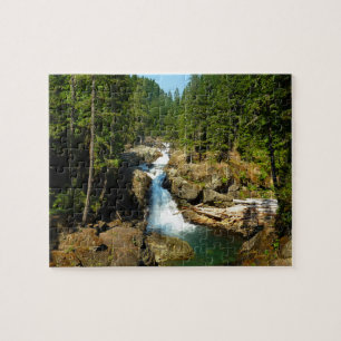 Silver Falls vid Mount Rainier National Park Pussel
