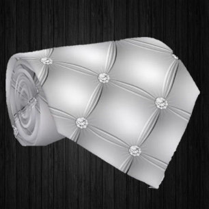 Silver Falsk Diamant Lyxig Slips