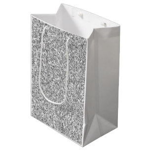 Silver Faux Glitter