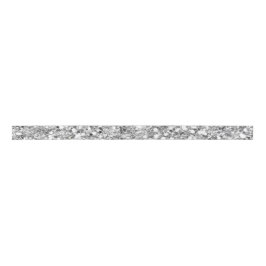 Silver Faux Glitter Ribbon - ALLA ALTERNATIV