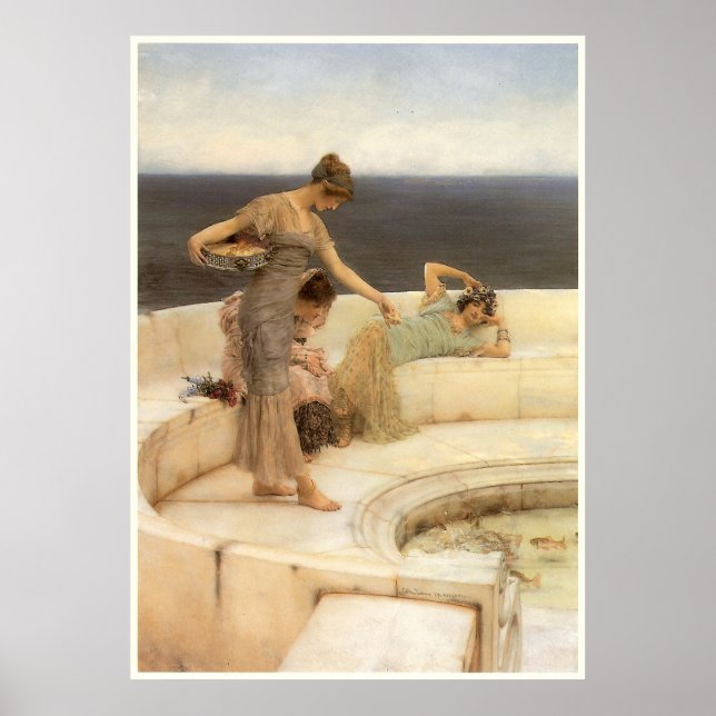 Silver Favorites av Herr Lawrence Alma-Tadema Poster (Framsidan)