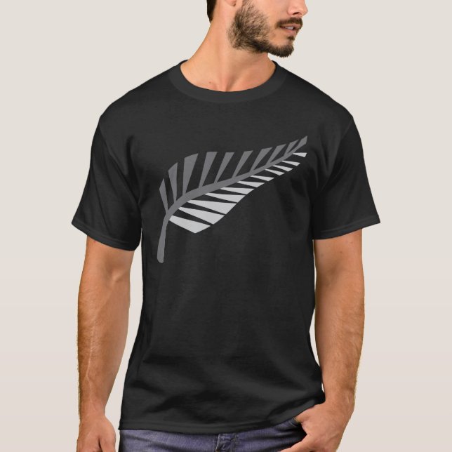 Silver Fern Fantastisk Nya Zeeland Tee (Framsida)