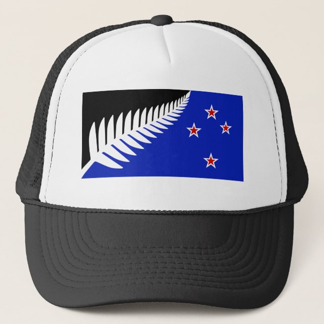 Silver Fern Flagga Hat av Kyle Lockwood Keps (Framsida)