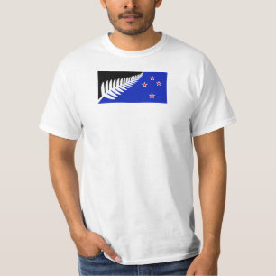 Silver Fern Flagga Tee Shirt av Kyle Lockwood