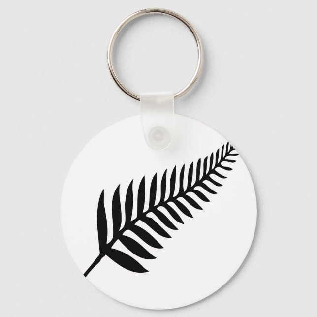 Silver Fern Nya Zeeland Nyckelring (Framsida)