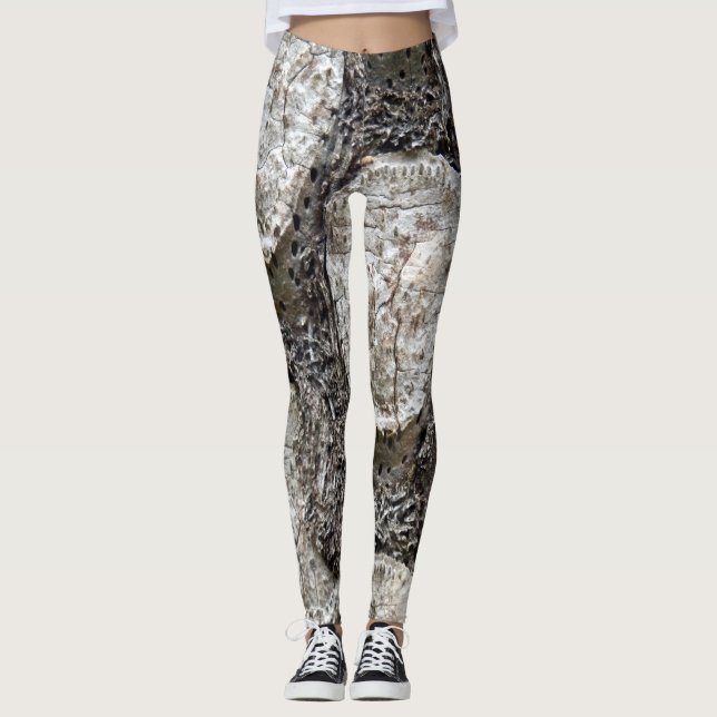 Silver Fern Träd Leggings (Framsida)