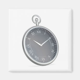 Silver fickur magnet