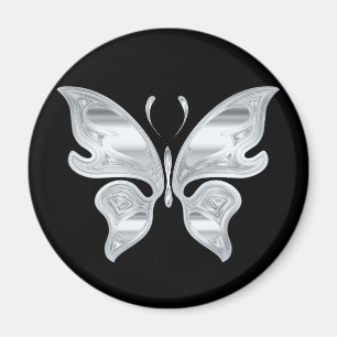 Silver-fjäril Magnet