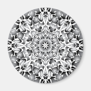 Silver flammar magneten magnet