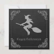 Silver Flies Witch Halloween