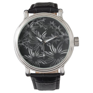 Silver Flowers Armbandsur