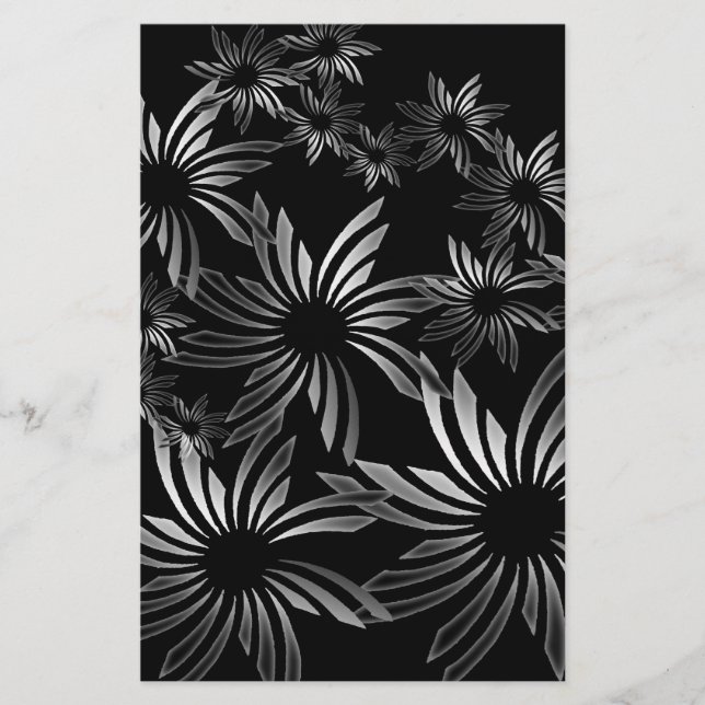 Silver Flowers Brevpapper (Framsida)
