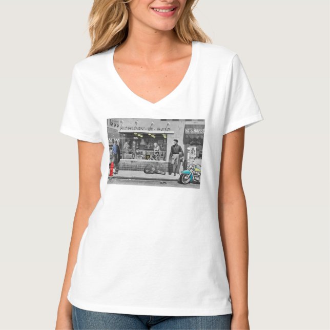 Silver för HWY 51 Tee (Framsida)