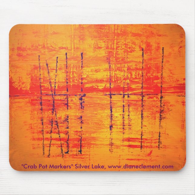 Silver "för krabbakrukamarkörer" sjö, Ocracoke ö Musmatta (Framsidan)