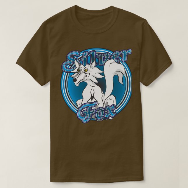Silver Fox 2  T Shirt (Design framsida)