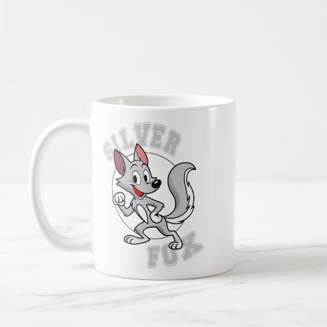 Silver Fox Coffee Mug Kaffemugg (Vänster)