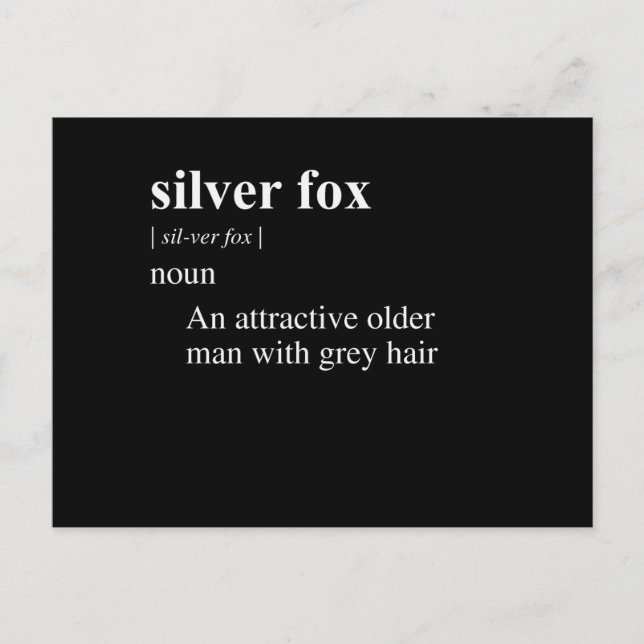 SILVER FOX-DEFINITION VYKORT (Framsida)
